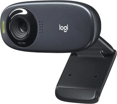 Logitech Webcam, HD 720p, 60° Sichtfeld, Fester Fokus, Belichtungskorrektur - Bild 1 von 4