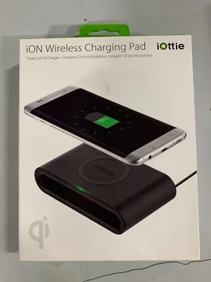 Зарядное устройство iOttie Ion TRIPLE Coil Qi беспроводное Plus v2 зарядная подушка - черное - Изображение 1 из 2