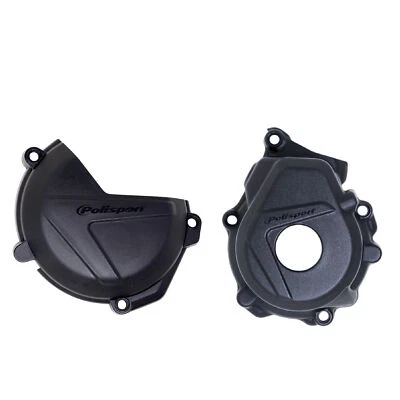 Kit de Protector de Embrague y Encendido Polisport (Negro) - Compatible con KTM Foto 1 de 4