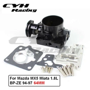 Cuerpo del acelerador colector de admisión de aluminio 64 mm para Mazda MX5 Miata 1,8 L BP-ZE 94-97 - Imagen 1 de 4