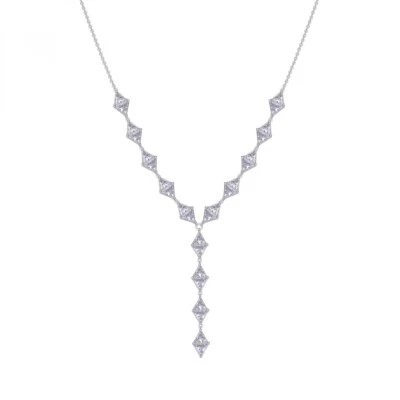 ROSATO GIOIELLI VITTORIA COLLANA DA DONNA CON ZIRCONI IN ARGENTO 925 RZVT03 - Immagine 1 di 4