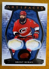 2023-24 Upper Deck Artifacts Brent Burns Game Used Memorbilia Jersey Patch /15