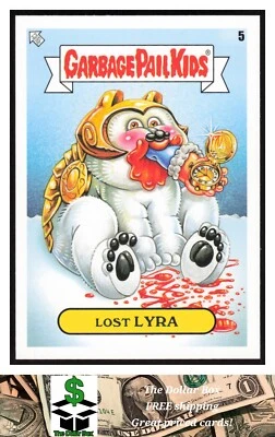 2022 Topps Garbage Pail Kids: Book Worms Gross Adaptations #5 Lost Lyra - - Image 1 of 2