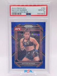 2023 Panini Prizm UFC Maycee Barber (Undercard Blue) /25 - PSA 10! POP 3 - Picture 1 of 3