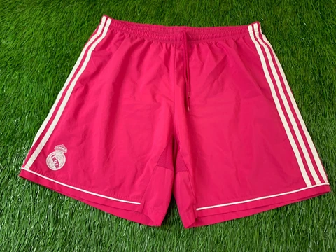 REAL MADRID 2014-2015 FOOTBALL SOCCER SHORTS AWAY ADIDAS ORIGINAL SIZE XL Cover