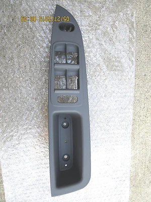 07-09 SATURN AURA DRIVER IZQUIERDO MAESTRO INTERRUPTOR VENTANA ELÉCTRICA BISEL MOLDURA GRIS NUEVO OEM Foto 1 de 4