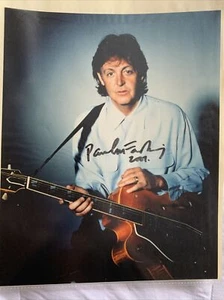 Super Rare Paul McCartney Signed Autograph 8x10 Beatles With COA - Picture 1 of 3
