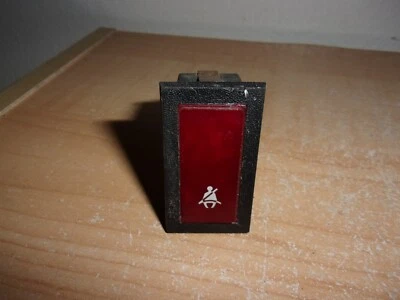 Luz de advertencia indicador de cinturón de seguridad Volvo 240 242 244 245 enchufe tablero inserto OEM Foto 1 de 2