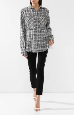 Sobrecamisa de tweed metálico de gran tamaño FAITH CONNEXION | Talla S Foto 1 de 4