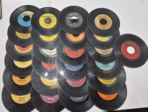 Bulk Lot of 45 RPM Records Vinyl Singles Soul/Jazz/Funk/Pop/Other 1970s? AS IS - Picture 1 of 11