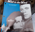 Wild is the Wind Washington Tiomkin Johnny Mathis partition 1957 bande originale