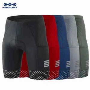 Pantalones Cortos de Ciclismo Hombres Almohadilla de Gel Verano Bicicleta Pantalones Cortos Carretera Carreras Compresión Reflectante - Imagen 1 de 29
