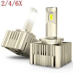 2/4/6X D1S D1R D1C 6000K Super White Xenon HID Replacement Bulbs - Picture 1 of 25