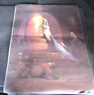 Impresión litográfica de colección Frank Frazetta "Reina egipcia" 1979 Foto 1 de 3