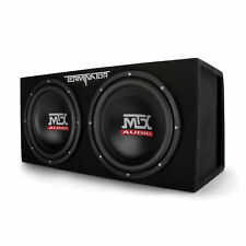 Mtx Tne212Dv 12-Inch 2000-Watt Max Car Audio Dual Loaded Subwoofer Box Enclosure