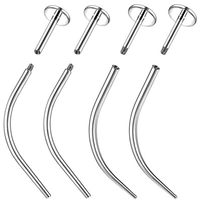 Agujas perforadoras de acero inoxidable de 18 g-12 g para herramienta de perforación abdominal nariz oreja Foto 1 de 4