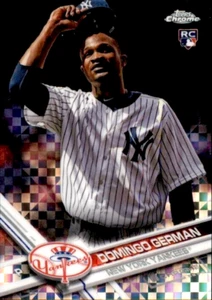 2017 Topps Chrome X-Fractor Rookie #HMT15 Domingo German /99 Yankees Parallel RC - Picture 1 of 2