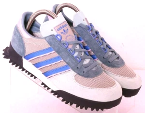 Adidas B37444 Marathon TR Gris Azul Cuero Correr Entrenamiento Zapatos Para Hombre EE. UU. 5 - Imagen 1 de 9