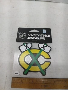 CHICAGO BLACKHAWKS NHL 4"x4" COLOR DIE CUT DECAL NEW WINCRAFT - Picture 1 of 2