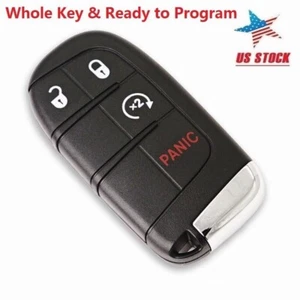 For 2015 2016 2017 2018 2019 2020 2021 Jeep Renegade Smart Remote Car Key Fob - Picture 1 of 11
