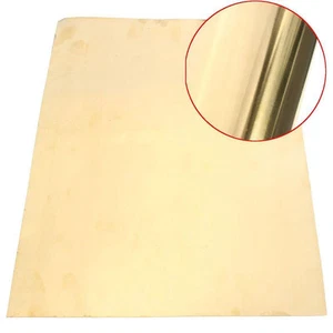 1PC Brass Metal Thin Sheet Foil Plate Shim 0.2mm Thick 0.2mm x 200mm x 300mm - Picture 1 of 4