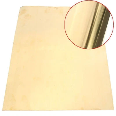 1PC Brass Metal Thin Sheet Foil Plate Shim 0.2mm Thick 0.2mm x 200mm x 300mm