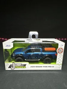 JADA 2024 JUST TRUCKS - 2020 NISSAN TITAN PRO - 4X METALLIC BLAU RARITÄT!! - Bild 1 von 5
