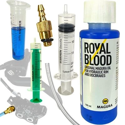 Kit de sangrado de servicio Magura Royal Blood ventilación freno de disco Marta Louise Julie - Imagen 1 de 4