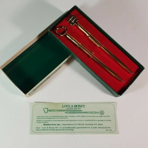 Bradley 'Love and Money' Double Pen Set in Box - Picture 1 of 3