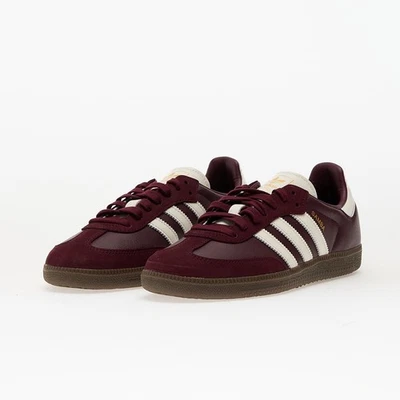 Tênis Feminino W Adidas Originals Samba OG Marrom Borgonha JR8844 - Imagem 1 de 4
