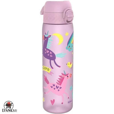 500ml Unicorn Leak-Proof Water Bottle with One-Touch Flip Lid - Dishwasher Safe - Image 1 of 4