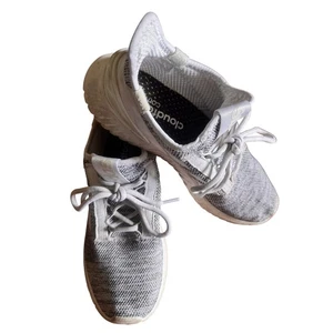 Adidas Cloudfoam Comfort Running Shoes Athletic Lightweight Gray White 8.5 - Picture 1 of 7