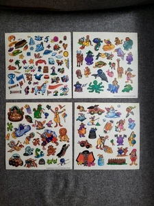 (4) RARE HTF Vintage 1985 McDonald’s Sticker Sheet Sheets Lot - Picture 1 of 5