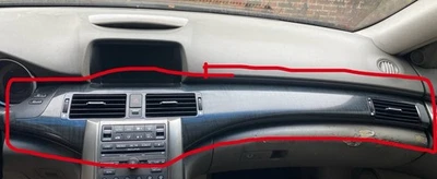 2005-2012 ACURA RL BLACK WOODGRAIN COMPLETE INTERIOR TRIM BEZEL SET OEM - Image 1 of 4