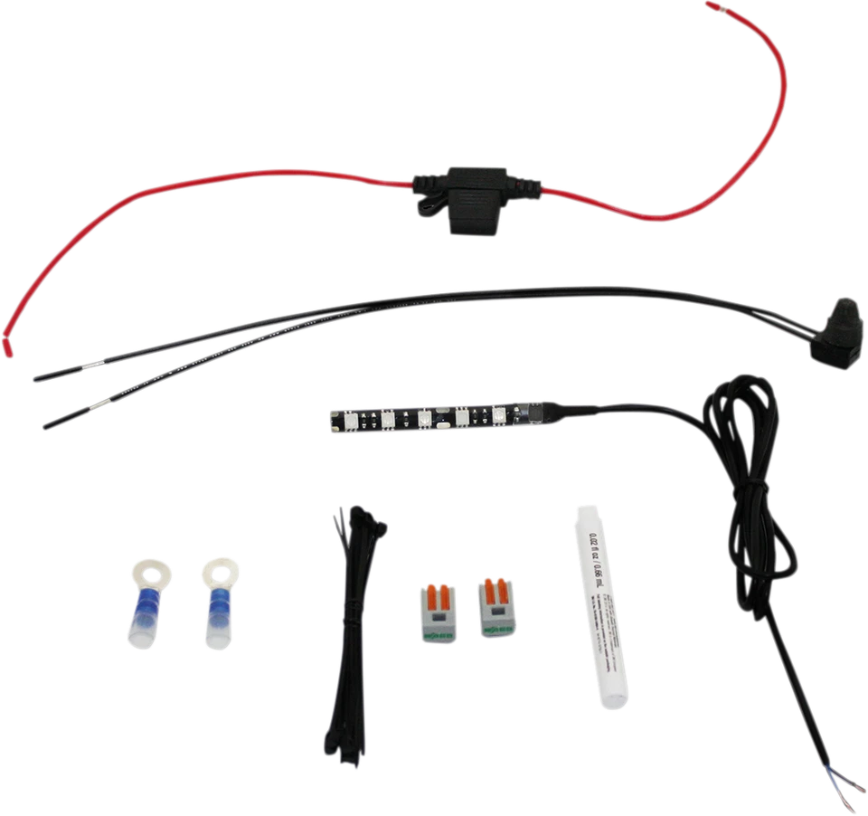 Kit de luces de cuña de queso CUSTOM DYNAMICS - KIT DE CUÑA ROJA-R para motocicletas Foto 1 de 1