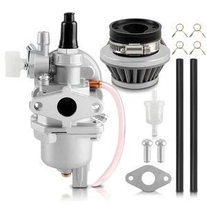 Carburetor Fit for 47cc 49cc Mini Pocket DIRT Bike Scooter w/ Fuel Line Air Filt - Imagen 1 de 10