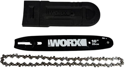 WORX WG309 10" 8 Amp 2 en 1 Sierra de poste eléctrica con cable Piezas Barra guía Cadena y cubierta Foto 1 de 4