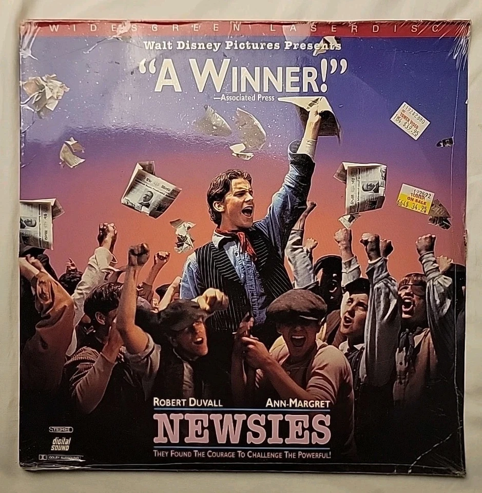 Newsies (1992) Laserdisc *corner clipped - Image 1 of 2