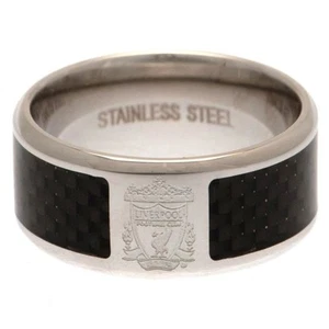 Anillo de Fibra de Carbono Liverpool FC en 3 Tallas, Cumpleaños, Regalo Mercancía Oficial - Imagen 1 de 4