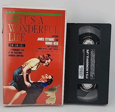 Its A Wonderful Life VHS Clamshell Christmas Classic 1993 - Image 1 of 2