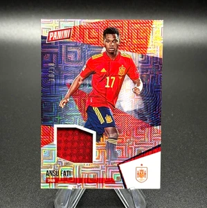Ansu Fati 2021 Panini The National Memorabilia Escher Squares #d 10/10 SSP Spain - Picture 1 of 13