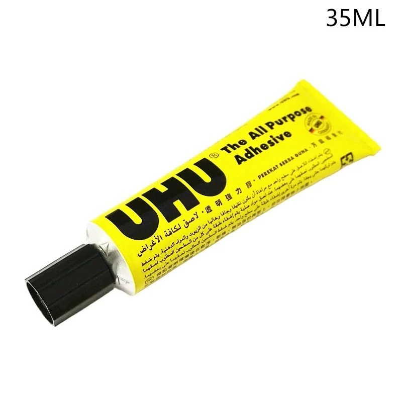2 X UHU All Purpose Glue 35ml Extra Strong Clear Adhesive