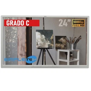 Fujitsu B24w-5 Bildschirm LCD Display 24 " HD VGA DVI Multimedia Lautsprecher PC - Bild 1 von 6