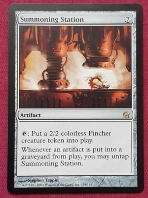 Magic The Gathering FIFTH DAWN SUMMONING STATION artifact card MTG - Image 1 of 2