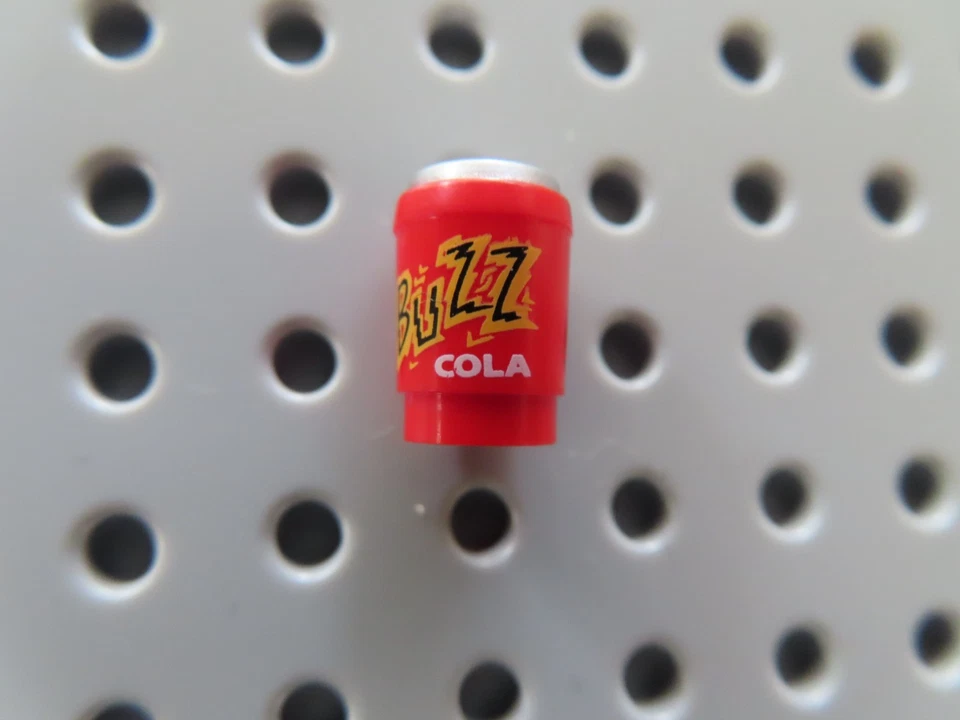 LEGO 1 x Becher TO GO Cup 15496pb03 rot bedr. Buzz Cola Simpson Milhouse 71009 - Bild 1 von 1