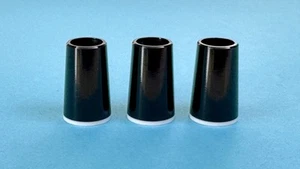3 Pcs 0.355” Taper Ferrule fit Fourteen FH FRZ RM DJ MT Wedges Black/White Ring - Picture 1 of 5