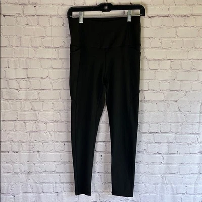 Nicole Miller Sport Black Athletic Leggings Womans Size Large - Image 1 of 4