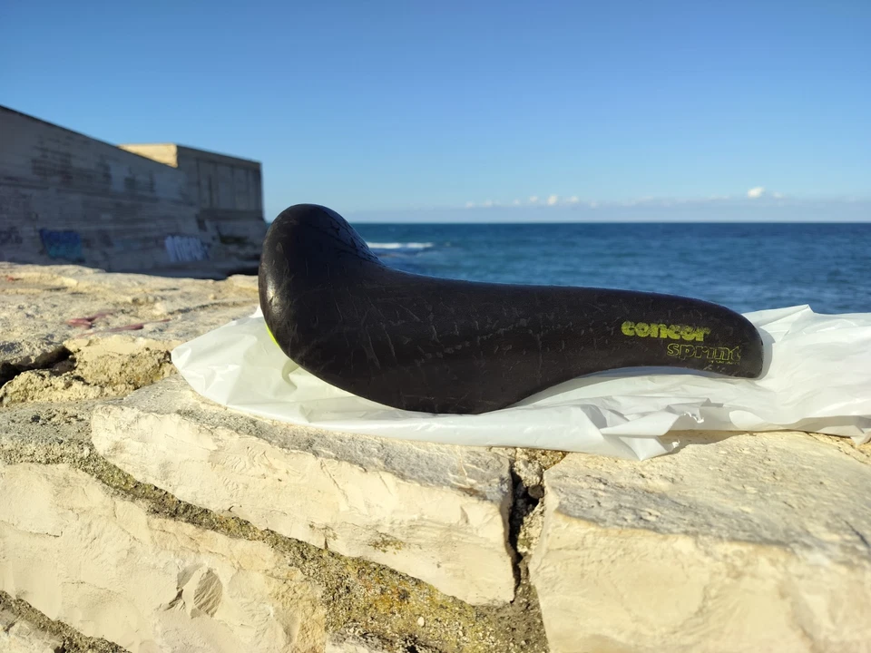 NOS SAN MARCO CONCOR SPRINT VINTAGE SADDLE SHELL SEAT TIME TRIAL — 第 1/4 张图片