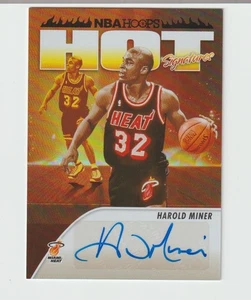 2023-24 Panini NBA Hoops HAROLD MINER Hot Signatures Auto #HS-HAR Miami Heat - Picture 1 of 1