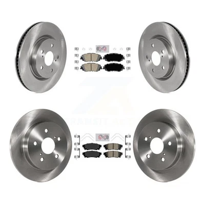 Front Rear Ceramic Pad Brake Rotors Kit For Toyota Camry RAV4 Lexus ES350 Avalon - Image 1 of 4